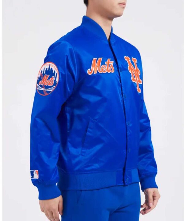 NY Mets Souvenir Satin Jacket