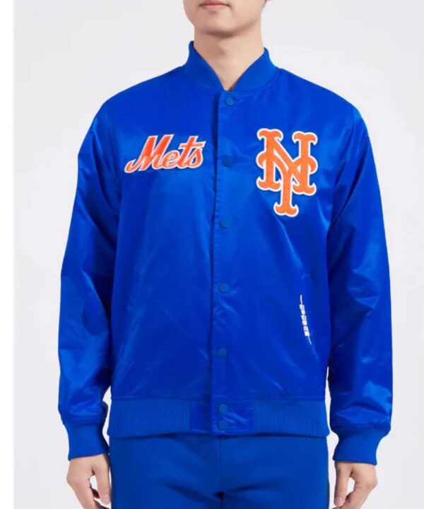 NY Mets Souvenir Satin Jacket