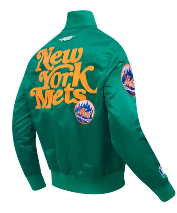 NY Mets Souvenir Satin Jacket