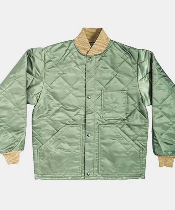 A Working Man Levon Cade Green Quilted Jacket - Forever Jackets