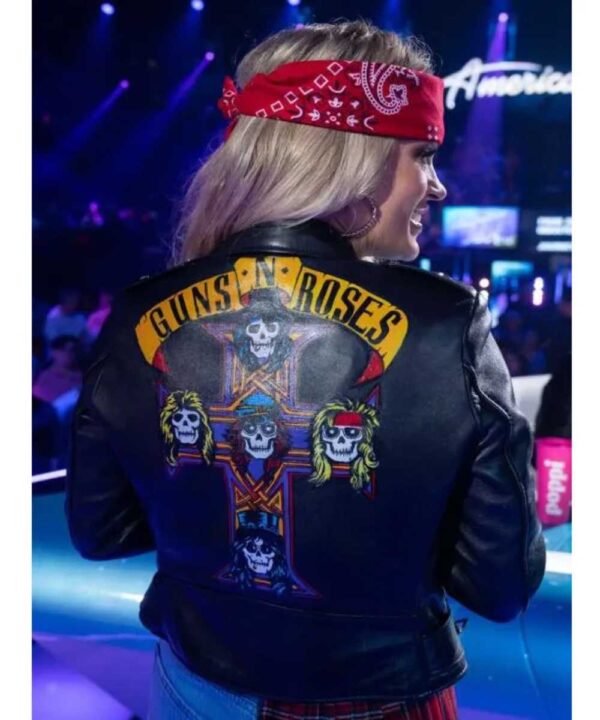 Carrie Underwood Guns N Roses Leather Jacket - Forever Jackets