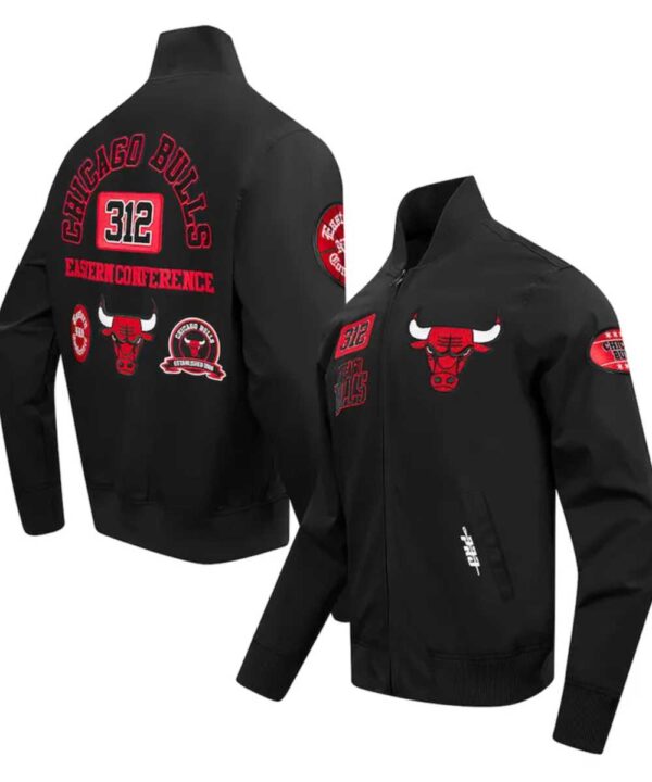 Chicago Bulls Area Code Black Jacket - Forever Jackets