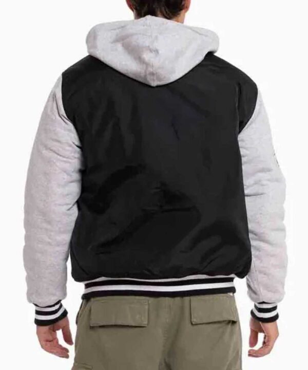 Collingwood Magpies Patchwork Hooded Jacket - Forever Jackets