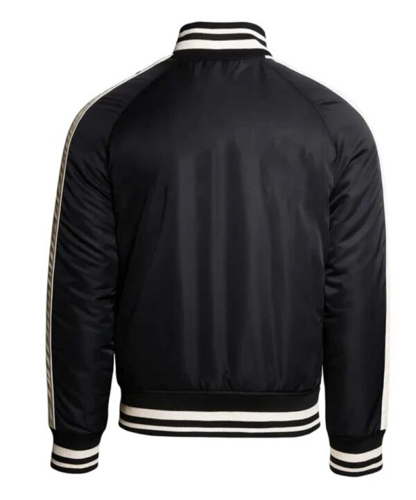 Collingwood Magpies Vintage Black Bomber Full-Zip Jacket - Forever Jackets