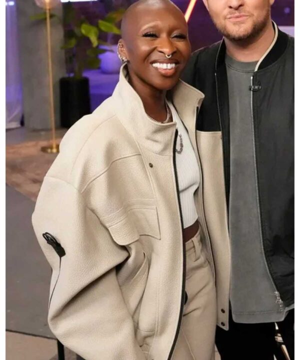 Cynthia Erivo The Voice Leather Jacket - Forever Jackets