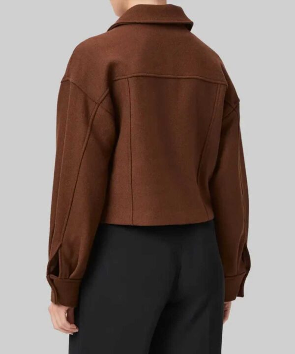 Lucy Hale Street Style Brown Wool Jacket - Forever Jackets