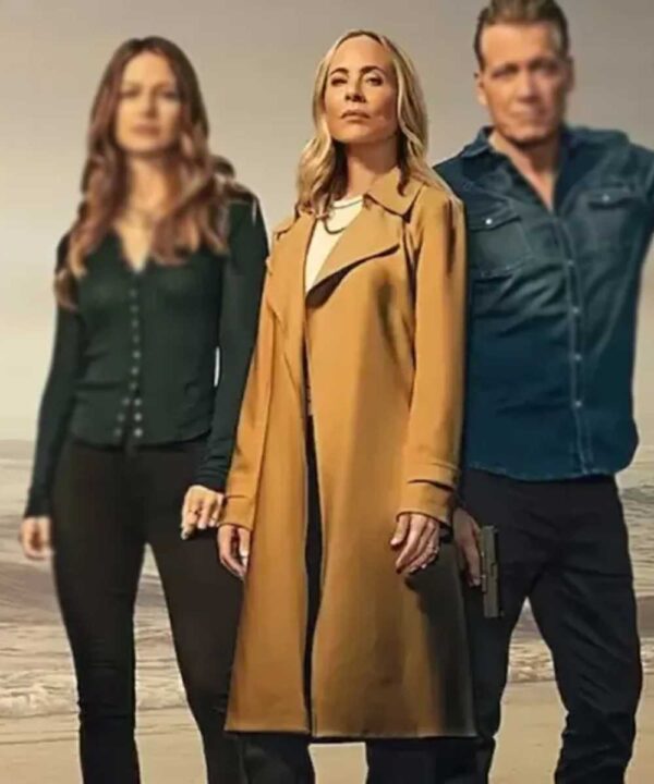 Maria Bello The Waterfront Coat - Forever Jackets