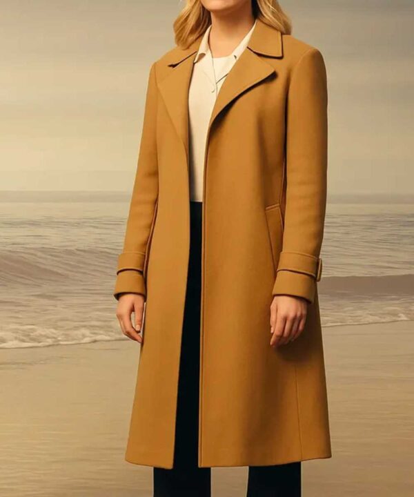 Maria Bello The Waterfront Coat - Forever Jackets