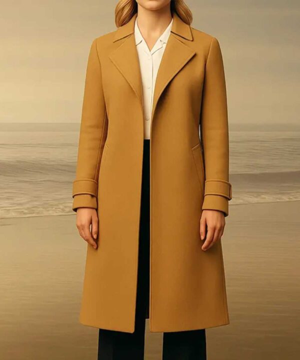 Maria Bello The Waterfront Coat - Forever Jackets