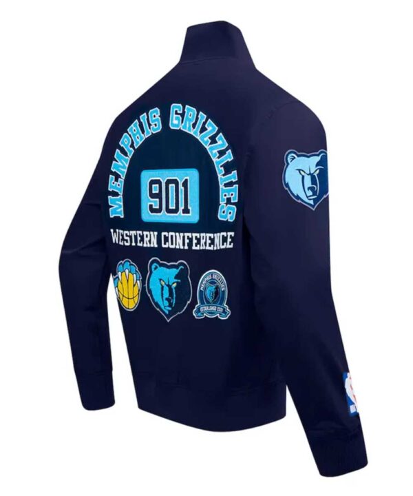 Memphis Grizzlies Area Code Navy Jacket - Forever Jackets