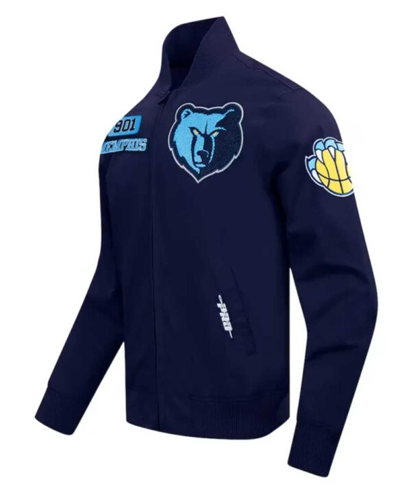 Memphis Grizzlies Area Code Navy Jacket - Forever Jackets