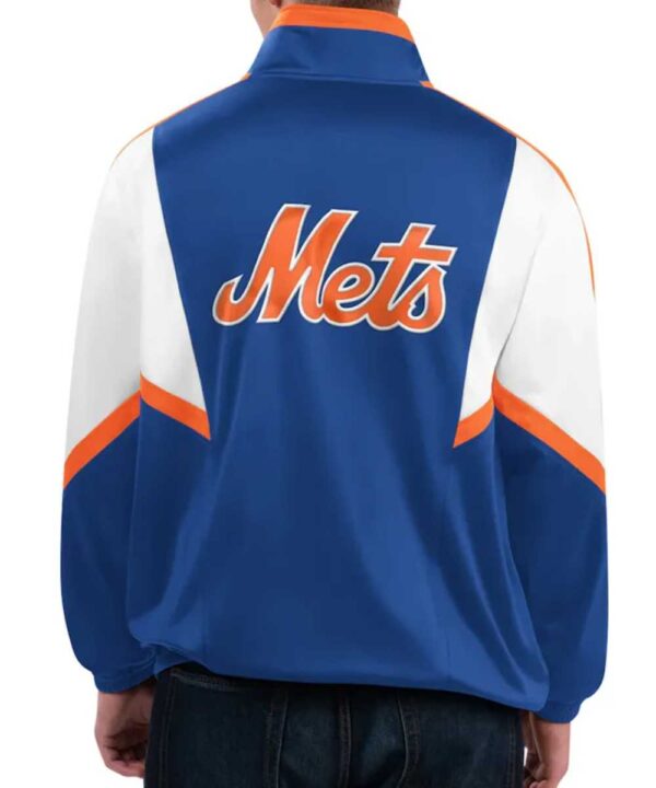 NY Mets Lead Runner Royal Full-Zip Jacket - Forever Jackets