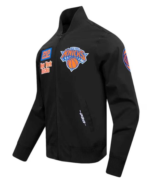 New York Knicks Area Code Black Jacket - Forever Jackets