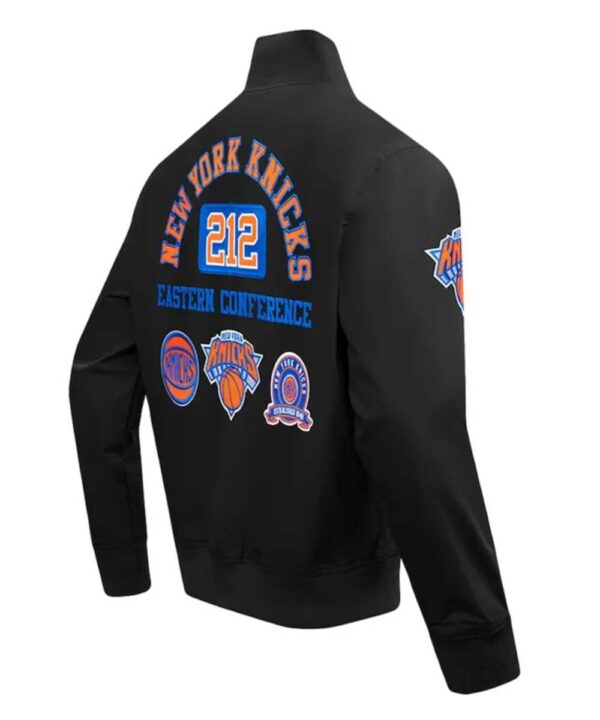 New York Knicks Area Code Black Jacket - Forever Jackets