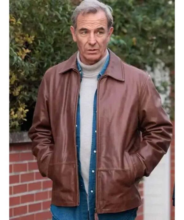 Robson Green The Game Leather Jacket - Forever Jackets