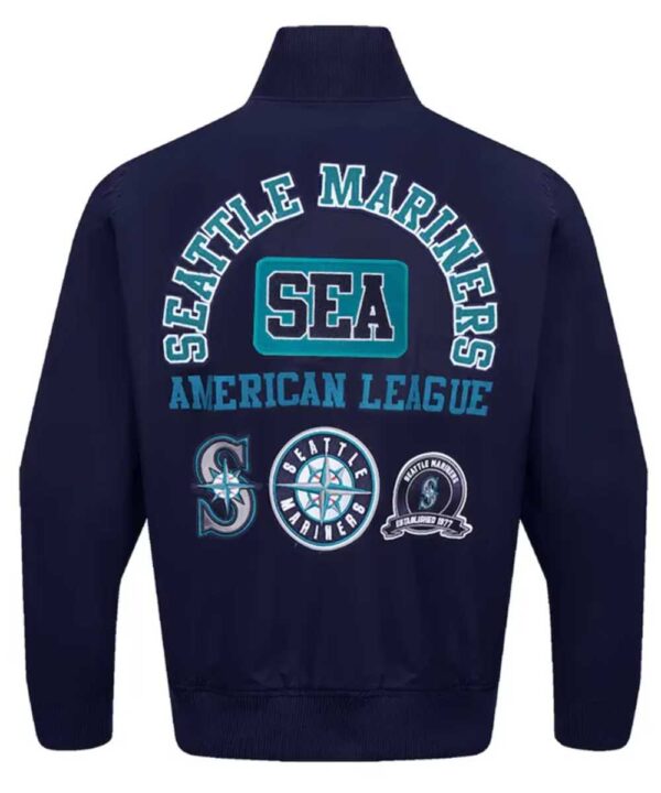 Seattle Mariners Area Code Navy Jacket - Forever Jackets