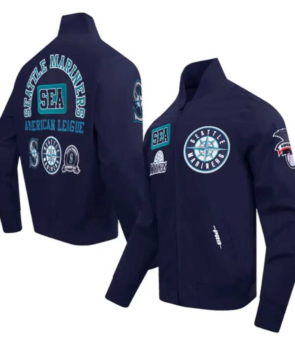 Seattle Mariners Area Code Navy Jacket - Forever Jackets