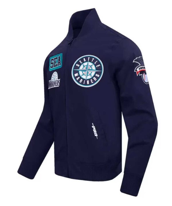 Seattle Mariners Area Code Navy Jacket - Forever Jackets