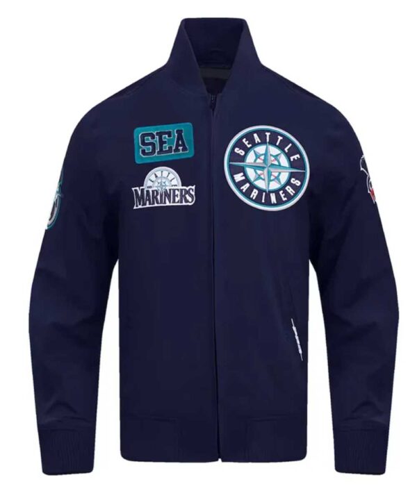 Seattle Mariners Area Code Navy Jacket - Forever Jackets