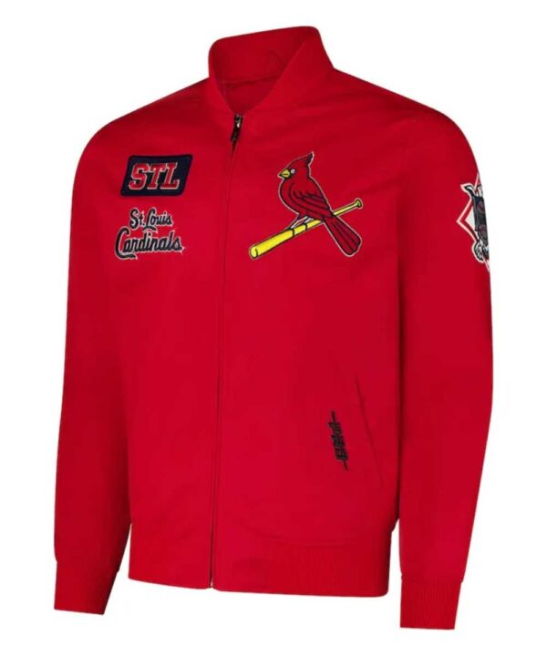 St. Louis Cardinals Area Code Red Jacket - Forever Jackets