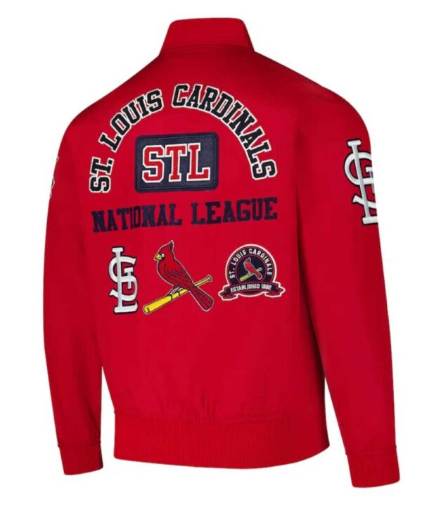 St. Louis Cardinals Area Code Red Jacket - Forever Jackets