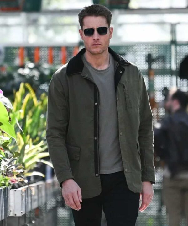 Tracker Season 2 Justin Hartley Green Jacket - Forever Jackets