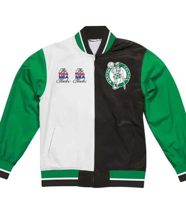 Boston Celtics Warm Up Team History Jacket