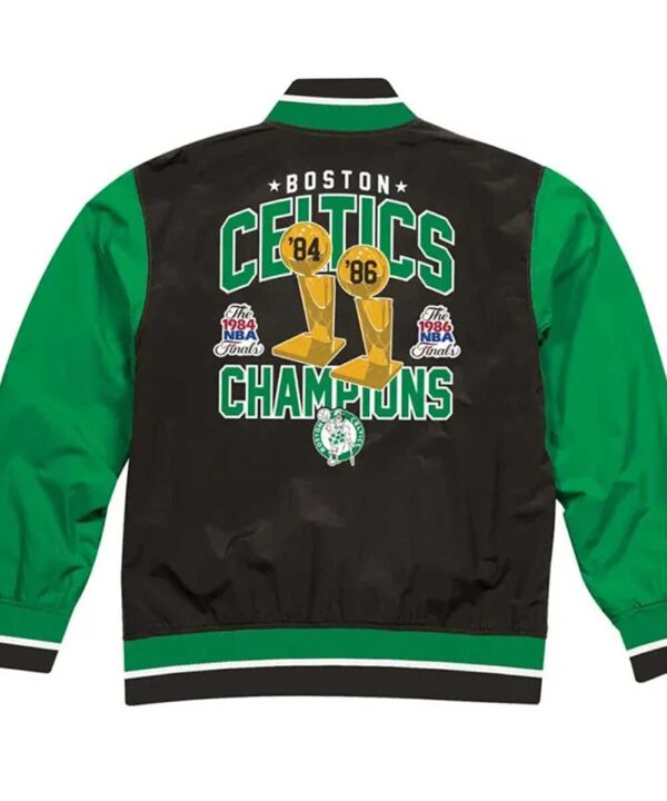 Boston Celtics Warm Up Team History Jacket