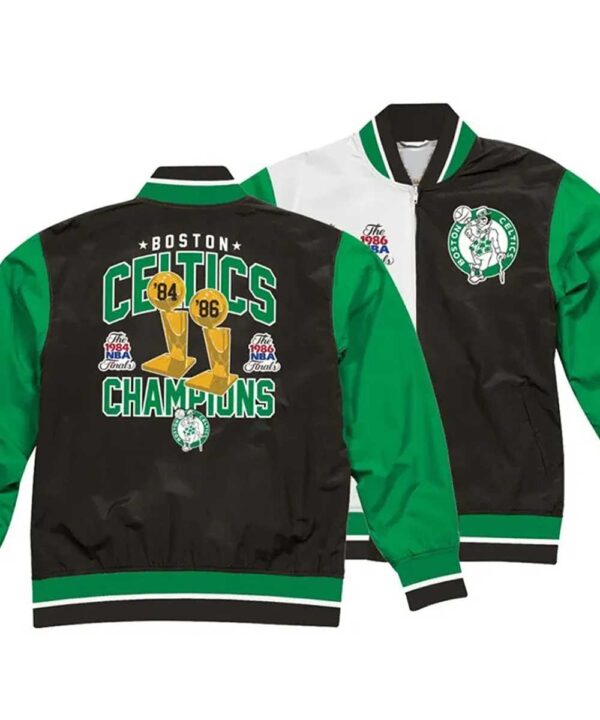 Boston Celtics Warm Up Team History Jacket