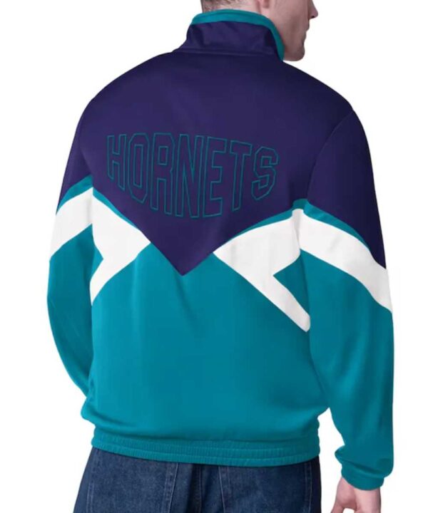Charlotte Hornets Rush Applique Full-Zip Track Jacket