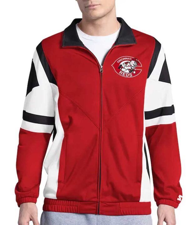 Contender Tricot Cincinnati Reds Track Jacket