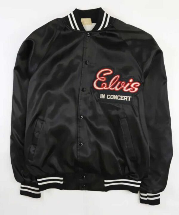 Elvis Presley Concert Bomber Satin Jacket