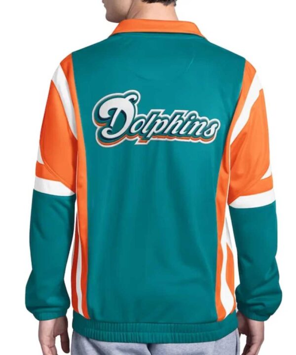 Contender Tricot Miami Dolphins Track Jacket