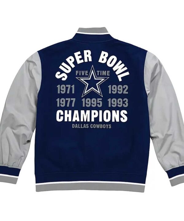 Dallas Cowboys Warm Up Team History Jacket
