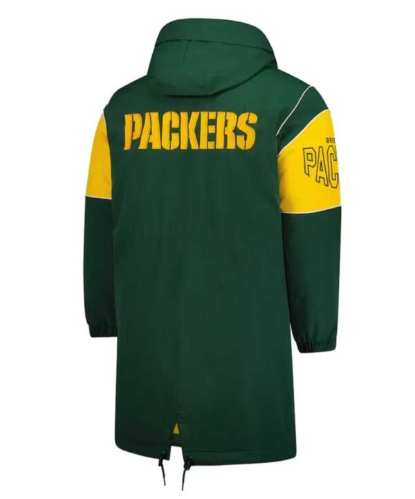 Green Bay Packers Green Dynasty Polyfill Stadium Full-Zip Jacket