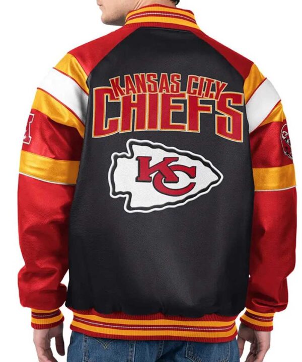 Kansas City Chiefs G-III Faux Varsity Leather Jacket