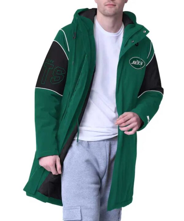 NY Jets Green Dynasty Polyfill Stadium Full-Zip Jacket
