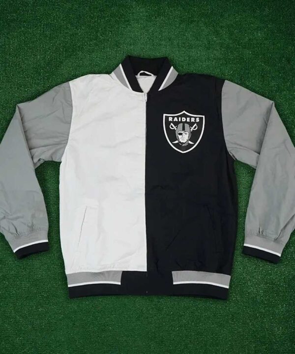 Oakland Raiders Warm Up Team History Jacket