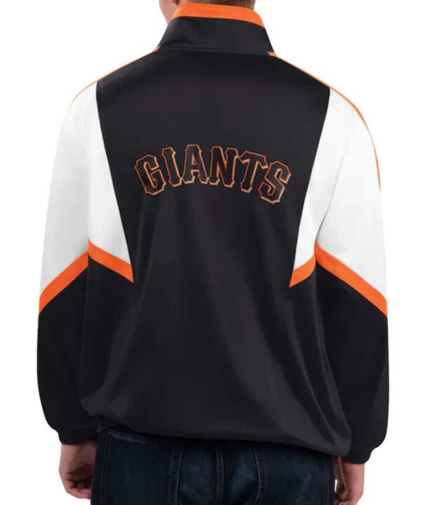 San Francisco Giants Lead Runner Black Full-Zip Jacket