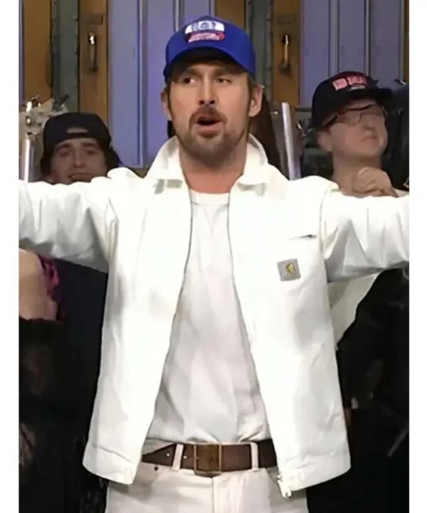 SNL The Fall Guy Ryan Gosling White Jacket - Forever Jackets
