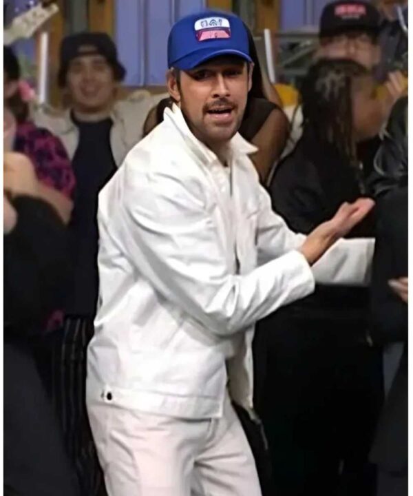 SNL The Fall Guy Ryan Gosling White Jacket - Forever Jackets