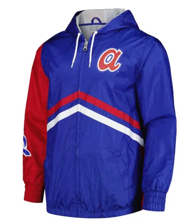 Atlanta Braves Undeniable Royal Full-Zip Windbreaker Jacket - Forever Jackets
