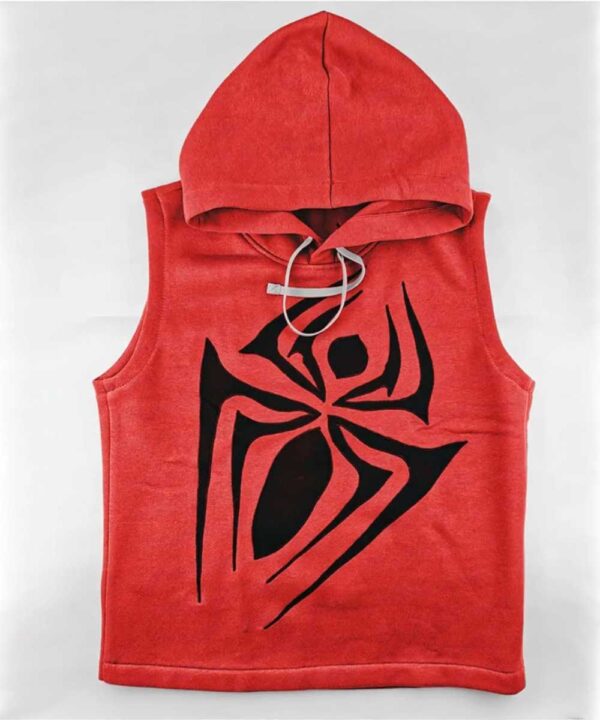 Ben Reilly Scarlet Spiderman Hooded Vest - Forever Jackets