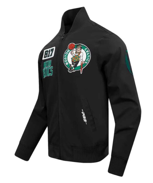 Boston Celtics Area Code Black Jacket - Forever Jackets