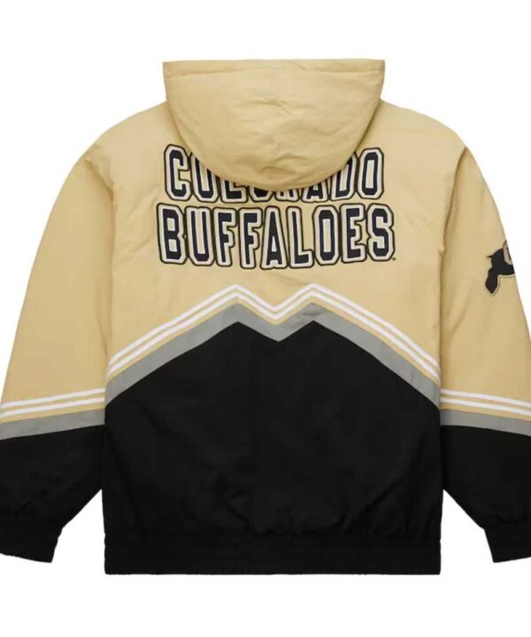 Colorado Buffaloes Throw It Back Retro GoldBlack Windbreaker Jacket - Forever Jackets