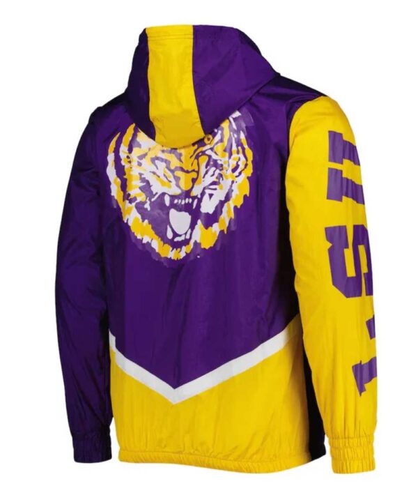 LSU Tigers Undeniable Purple Full-Zip Windbreaker Jacket - Forever Jackets