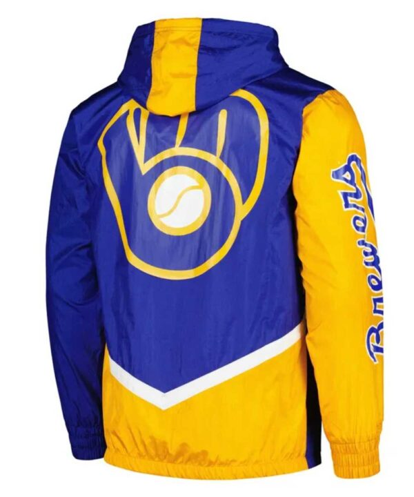 Milwaukee Brewers Undeniable Royal Full-Zip Windbreaker Jacket - Forever Jackets