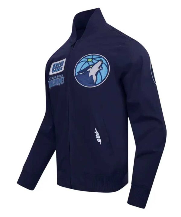 Minnesota Timberwolves Area Code Navy Jacket - Forever Jackets