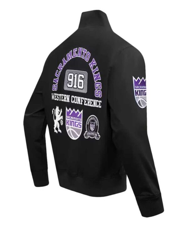 Sacramento Kings Area Code Black Jacket - Forever Jackets