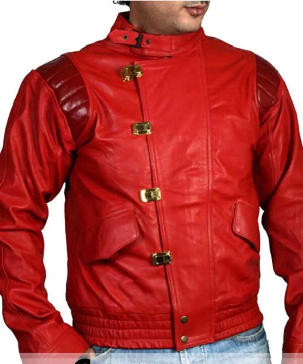 Motorcycle Akira Pill Leather Jacket - Forever Jackets